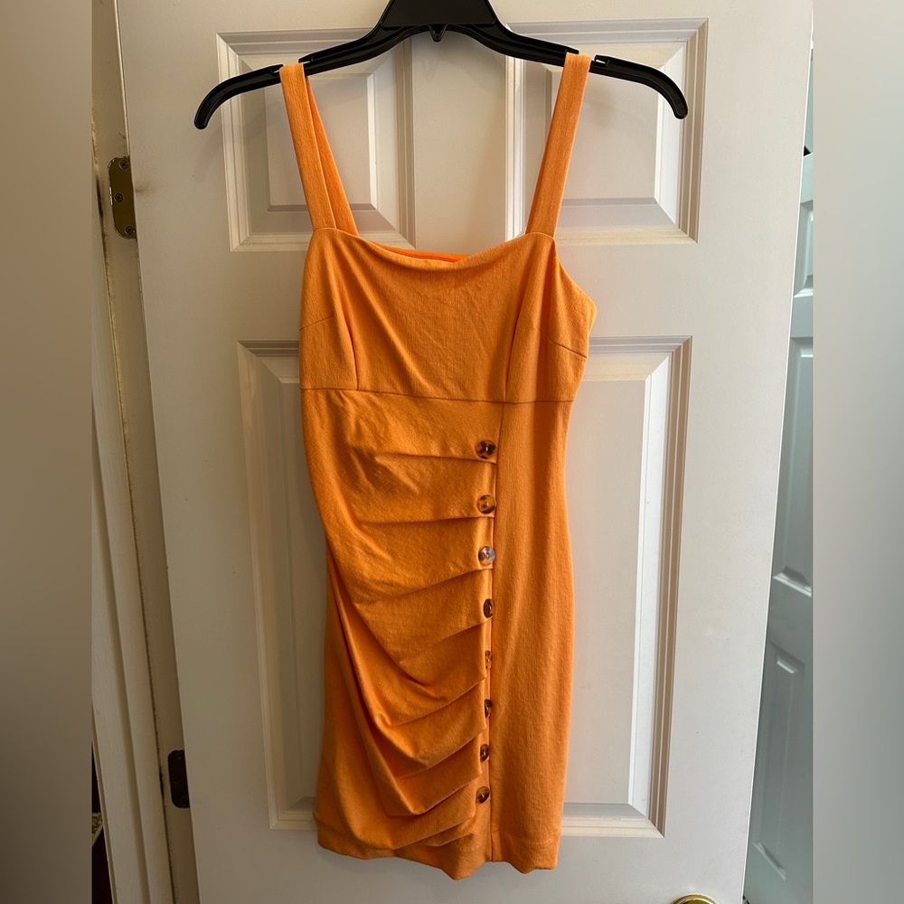 Finders Keepers orange mini dress